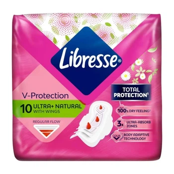 Гигиенические прокладки Libresse Ultra Normal Aloe Vera & Camomile 10 шт