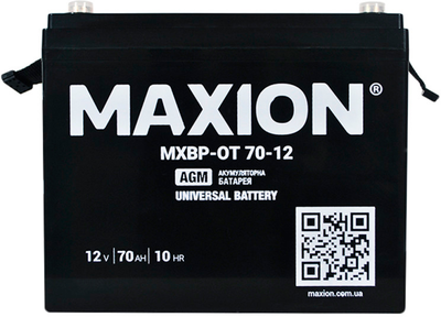 Аккумуляторная батарея Maxion MXBP-OT 70-12 AGM