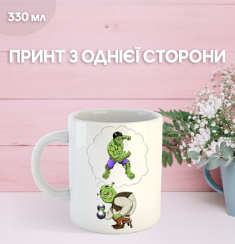 Кружка Шрек з принтом керамічна чашка Shrek 330 мл Uk_464