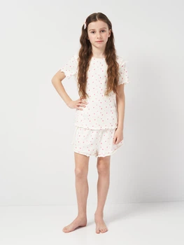 Детская летняя пижама для девочки Coccodrillo Pajamas WC5448210PJS-022 116 см Разноцветная (5904986519448)