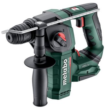 Перфоратор Metabo BH 18 LTX BL 16 акумуляторний, 18В, SDS-plus, 1.3Дж, 2 режими, 0-730об/хв, 1.6кг, без АКБ та ЗП (600324850)