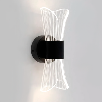 Светильник-бра DIO 12W LED 3000К-6500К 1200Lm черный Esllse управляемый светодиодный 12Вт 230х80х95мм black