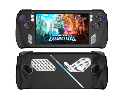 Чехол силиконовый черный для Asus Rog Ally черный противоударный