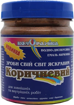 Емаль перламутрова Коричневий Колораміка 0.2 кг