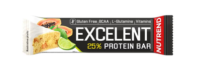 Батончик Nutrend Excelent Protein Bar 85 г Лайм - Папайя