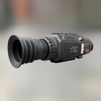 Тепловізійний приціл AGM Rattler V2 25-256 + планка кріплення, 1250 м, 25 мм, Wi-Fi, стадіометричний далекомір (99-00018566)