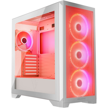 Корпус для компьютера Modecom VOLCANO EXPANSE S Midi-Tower ATX 4x140mm ARGB White (AT-EXPANSE-SG-20-000000)