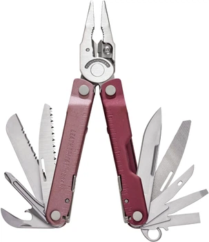 Мультиинструмент Leatherman Rebar Heathered Cranberry нейлоновый чехол (833317)