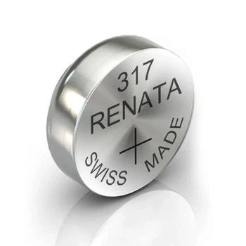 Батарейка для часов Renata R317 SR516SW Silver Oxide (9)