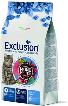 Exclusion Cat Adult Tuna – Сухой монопротеиновый корм для взрослых кошек с тунцом 300 г.