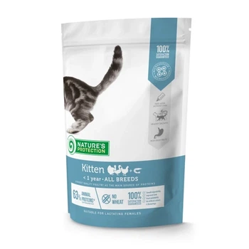 Сухий корм для кошенят з домашнім птахом Nature’s Protection Kitten 400 г. (NPS45757)
