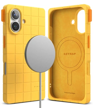Чехол Ringke Bitmap Silicone Magnetic для iPhone 16 Yellow (BMMG1017SE46)