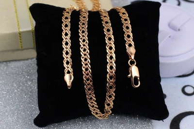 Цепь Xuping Jewelry ромб 45 см 5 мм золотистая
