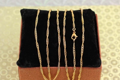 Цепь Xuping Jewelry Сингапур 60 см 2 мм золотистая