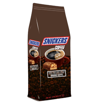 Молотый кофе со вкусом батончика сникерс Snickers Coffee 283г.