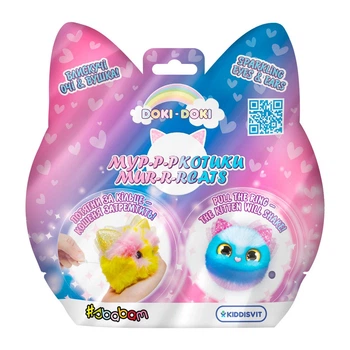 Мягкая коллекционная дрожащая игрушка-сюрприз Мур-р-котики #sbabam 126/CN24 "Doki Doki"