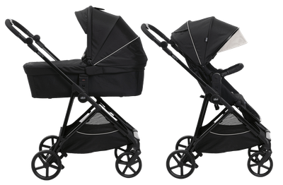 Коляска 2 в 1 Chicco Seety Черная (87097.07.01)