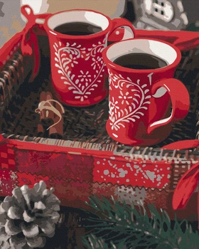 Картина по номерам. Art Craft "Рождественский кофе" 40х50 см 12133-AC