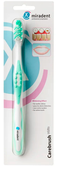 Зубная щетка Miradent Carebrush white/green