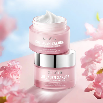 Крем для лица Sadoer Collagen Sakura Firming Elasticity Cream с экстрактом сакуры