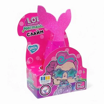 Слайм Lovin l.o.l. Surprise! Русалка Розовая, 250 мл