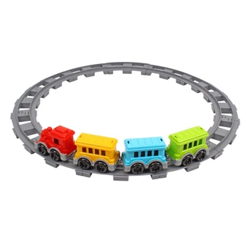 Игровой набор железная дорога 16 деталей пластик многоцветный (596367)