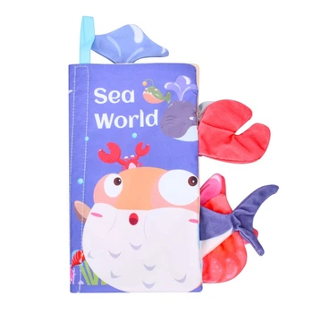 Розвиваюча книжка-шуршалка 668-230(Sea world)