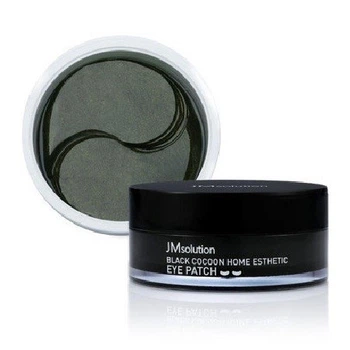 Гидрогелевые патчи с экстрактом черного кокона JMsolution Black Cocoon Home Aesthetic Eye Patch 60 шт