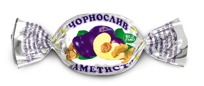 Цукерка Чорнослив в білій глазурі АМЕТИСТ ПЛЮС вагова 2000г (213837)