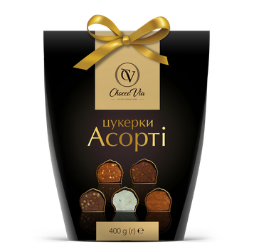 Набір цукерок Асорті Chocco Via художня коробка (213681)