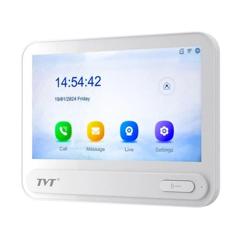 IP-відеодомофон з WiFi 7" TVT TD-E2137-PE-TP-WF White
