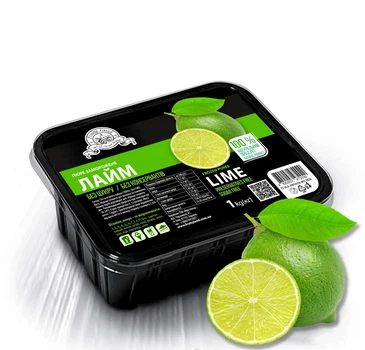Лайм пюре Fruityland заморожене без цукру,1кг