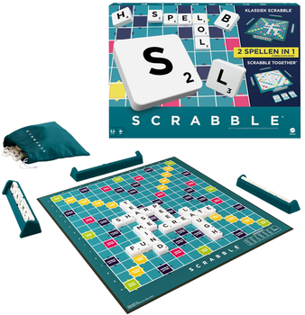 Gra planszowa Mattel Scrabble Original 2014315 (0194735239399)