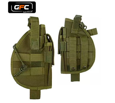 Універсальна кобура з підсумком під магазин, кобура на блискі, олива, GFC Tactical