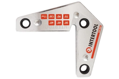 Держатель магнитный для сварки Intertool 11кг угольник (MW-0007)