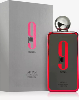 Woda perfumowana unisex Afnan 9 PM Rebel 100 ml (6290171075288)