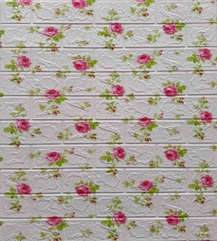 3D панель самоклеящаяся StickerWall декоративная 770х700х3 мм белая роза