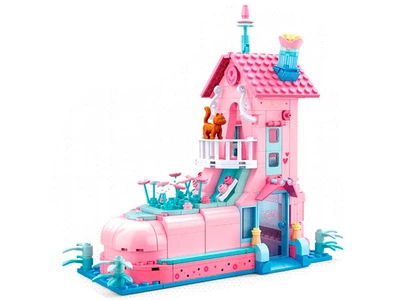Конструктор SLUBAN M38-B0770 "Girls Dreams": свадьба, дом, фигурки, 398 деталей