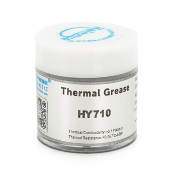 Паста термопровідна HY-710 10g сірий термопаста для процесорів та відеокарт відведення тепла охолодження (TOR-JUG_22B)