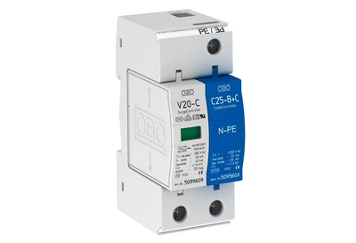 Обмежувач перенапруги 1P+N/PE 40кА 280В клас 2 (С) [5094650] V20-C 1+NPE-280 OBO bettermann