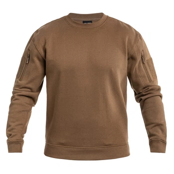 Кофта тактична Mil-Tec світшот Tactical Sweatshirt S Койот (opt-M-T-8266)
