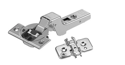 Петля вкладная BLUM с доводчиком + монтажная планка