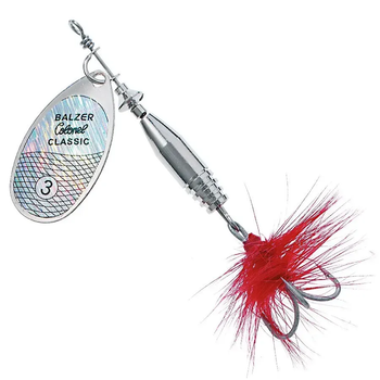 Блешня-вертушка Balzer 7g. Colonel Classic Silver Glitter 13038 007