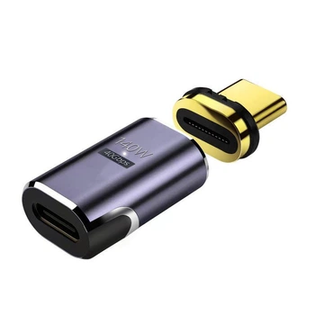 Магнитный адаптер USB4.0 Type-C to Type-C 24 PIN для MacBook apple PD 140W 20/40 Gbps 8K@60 Гц