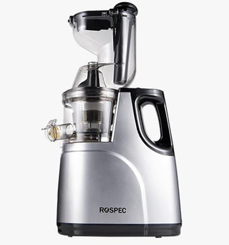 Соковыжималка шнековая для фруктов и овощей Rospec JC-7200S, сито из нержавеющей стали