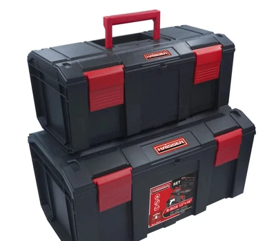 Набір ящиків для інструментів Haisser R-BOX 90070 105870 2 предмети 4883502