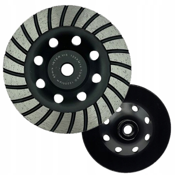 Алмазный шлифовальный диск 125мм M14 Turbo Inter-Vis IVGDB125M14TB