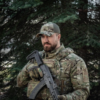 Тактична бейсболка з сіткою M-TAC Rip-Stop MC, піксель S/M (NL-02358)