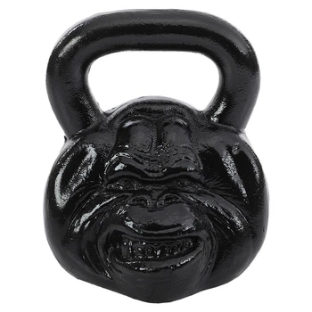 Гиря тренировочная цельная чугунная Iron head Monkey Zelart TA-9930 25кг