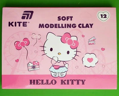 Пластилін восковий. Hello Kitty (HK25-1086), 12 кольорів, 240 г. Kite